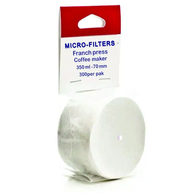 فیلتر قهوه مدل فرنچ پرس  70  میلی  بسته  300  عددی