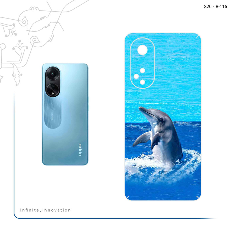 برچسب پوششی ماهوت مدل Dolphin مناسب برای گوشی موبایل اپو A98