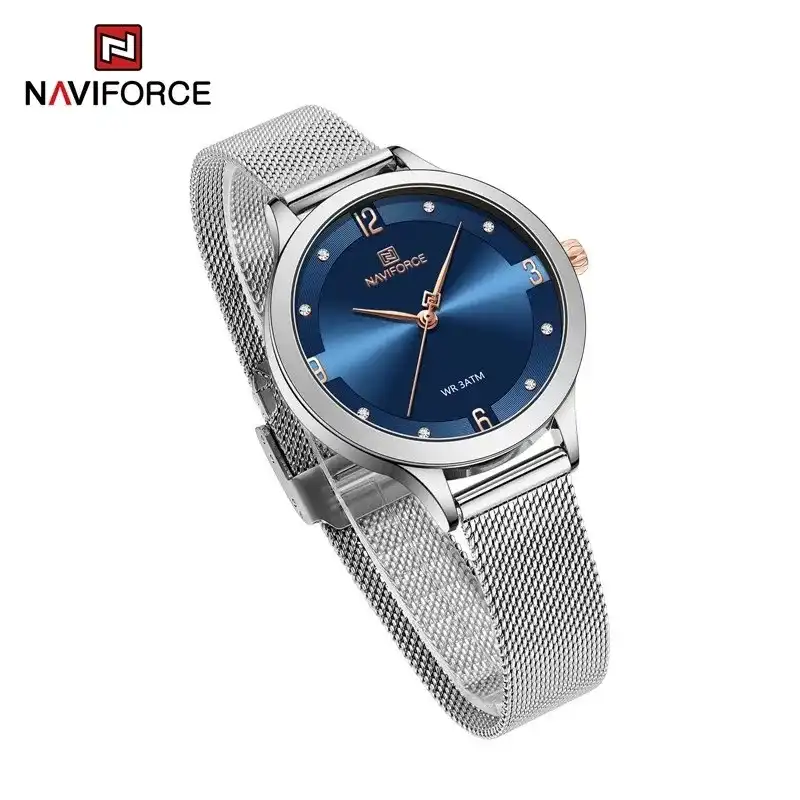 ساعت مچی عقربه ای زنانه نیوی فورس مدل NF5023SBE