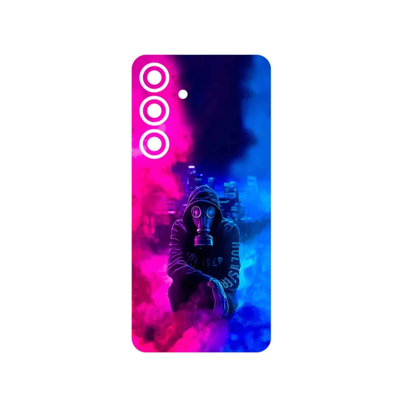 برچسب پوششی ماهوت مدل Smoke Rainbow Digital Art 2 مناسب برای گوشی موبایل سامسونگ Galaxy S24