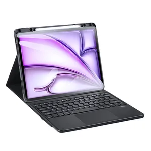 کیف کلاسوری کیبورد دار دوکس دوکیس مدل TK مناسب برای تبلت اپل iPad Air 13 (2024/2025)/iPad Pro 12.9(2020/2021/2022)