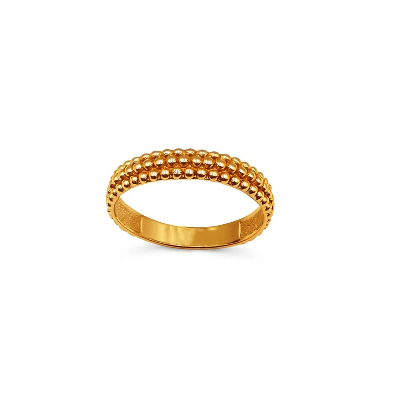 انگشتر طلا 18 عیار زنانه مان گالری مدل مینیمال کد RN01-0017655  