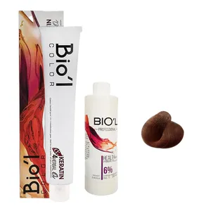 کیت رنگ مو بیول سری GOLDEN شماره 9.15 حجم 100 میلی لیتر رنگ بلوند تنباکویی خیلی روشن