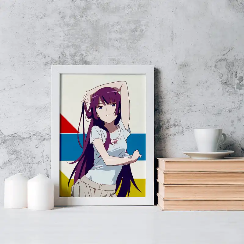 تابلو خندالو مدل سنجو گاهارا انیمه مونوگاتاری کد 16205