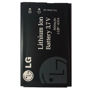 باتری موبایل مدل LGIP-430A ظرفیت 900 میلی آمپر ساعت مناسب برای گوشی موبایل ال جی  KP100