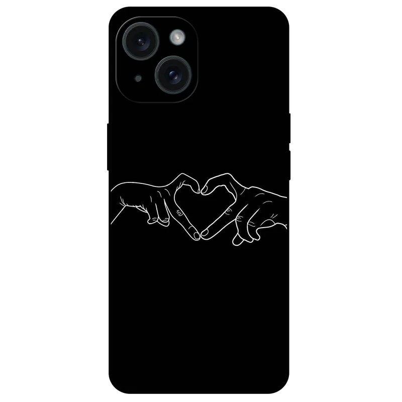 کاور مگافون طرح عشق مدل 1857 مناسب برای گوشی موبایل اپل iPhone 15 Plus