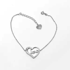 دستبند نقره زنانه مدل GTA-395