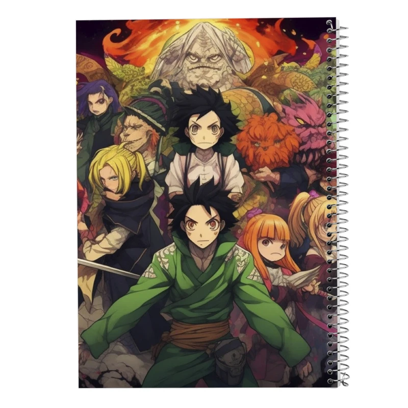 دفتر مشق 100 برگ مدوپد مدل Demon Slayer کد DF10531