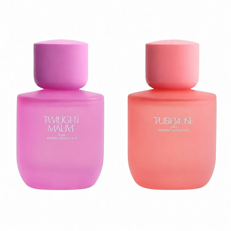 ادوتویلت زنانه زارا مدل TWILIGHT MAUVE با رایحه خنک حجم 90 میلی‌لیتر و ادوتویلت زنانه زارا مدل TUBEROSE با رایحه معتدل حجم 90 میلی‌لیتر