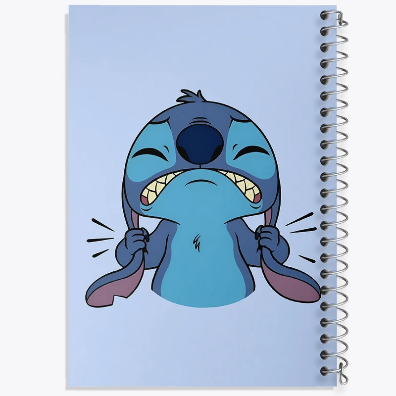 دفتر مشق 100 برگ خندالو طرح استیچ (Stitch) کد N2952