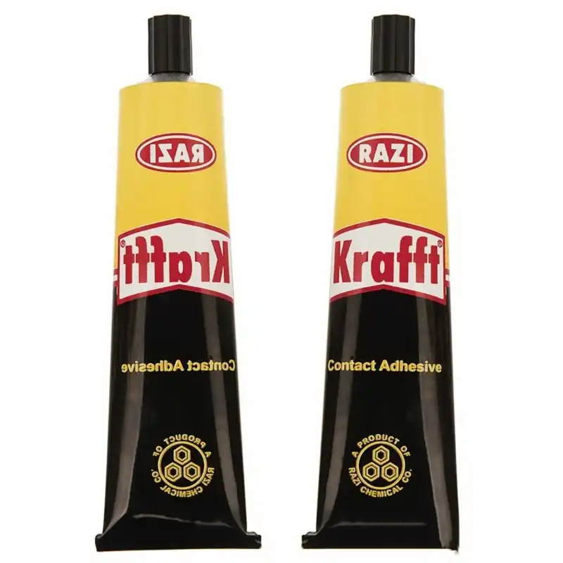 چسب فوری رازی مدل krafft حجم 100 میلی لیتر بسته 2 عددی