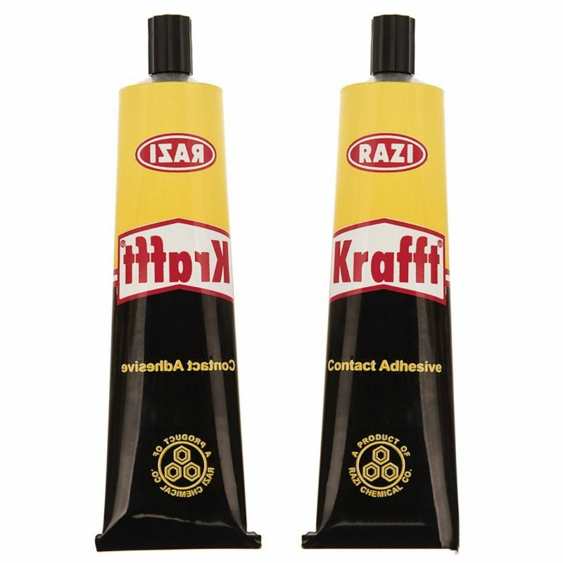 چسب فوری رازی مدل krafft حجم 100 میلی لیتر بسته 2 عددی