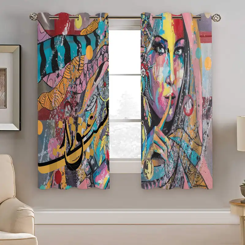 پرده نیروانا مدل pmk2565 سایز 190 × 140 سانتی متر