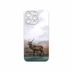 MAHOOT Horned-Deer Cover Sticker for Apple iphone 13 Pro