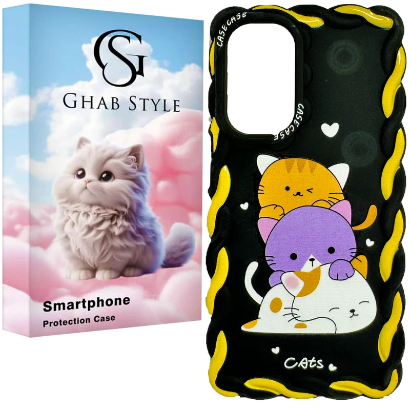 کاور قاب استایل مدل موجدار فانتزی مناسب برای گوشی موبایل سامسونگ Galaxy A56 / Galaxy A36