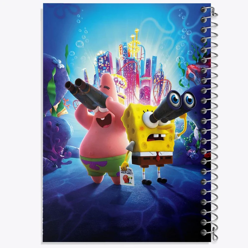 دفتر مشق 50 برگ خندالو مدل باب اسفنجی و پاتریک کد 4737