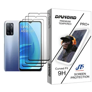 JF Diamond Glass MIX003 Screen Protector For Oppo A53s 5G Pack Of 3
