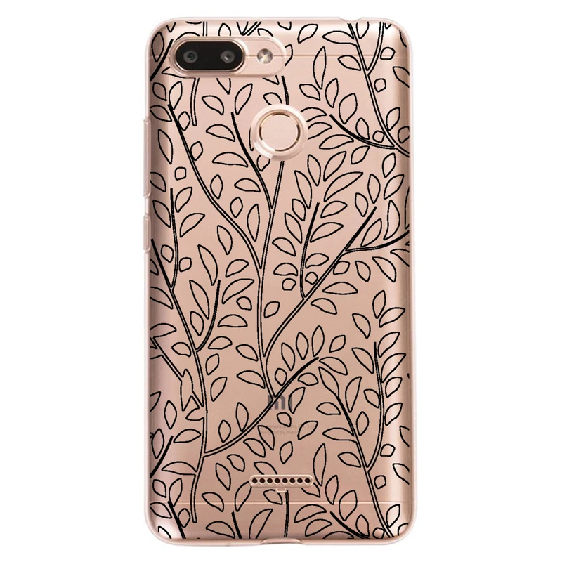 کاور مگافون طرح برگ مدل C45-B مناسب برای گوشی موبایل شیائومی Redmi 6