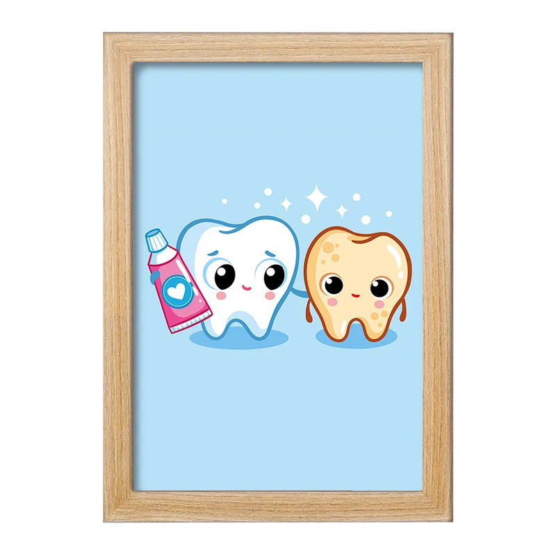 تابلو خندالو مدل دندان و دندانپزشکی کودکانه کد 27774