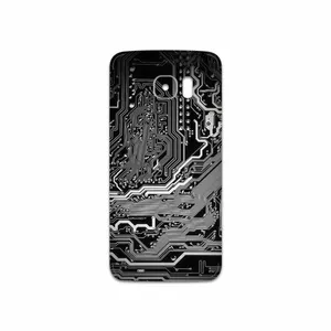 MAHOOT Black Printed Circuit Board Cover Sticker for Samsung Galaxy S7 Edge