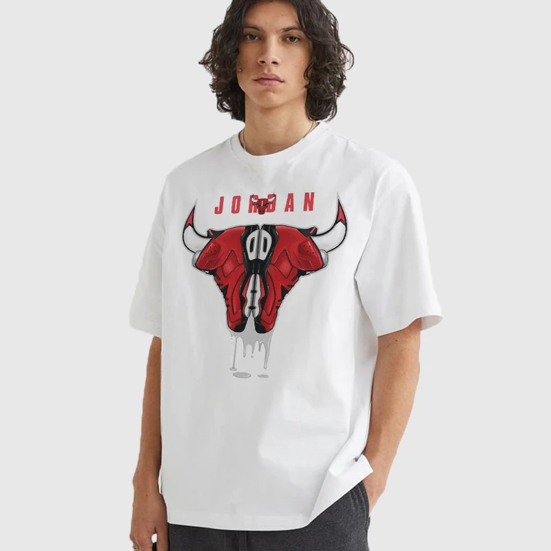 تی شرت آستین کوتاه مردانه مدل NBA شیکاگو بولز mo422