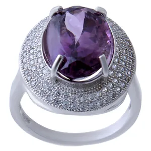    انگشتر نقره زنانه بازرگانی میلادی کد AWR-473