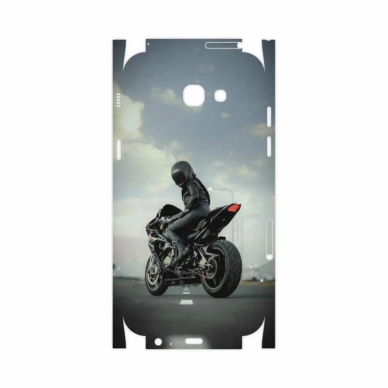 برچسب پوششی ماهوت مدل Motorcycling-FullSkin مناسب برای گوشی موبایل سامسونگ Galaxy A7 2017