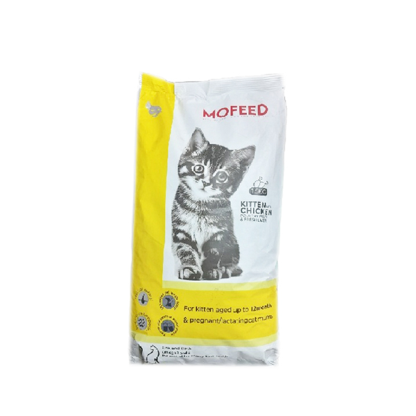 غذا خشک گربه نابالغ مفید مدل کیتن DIGIA20 Kitten طعم میکس وزن 1500 گرم