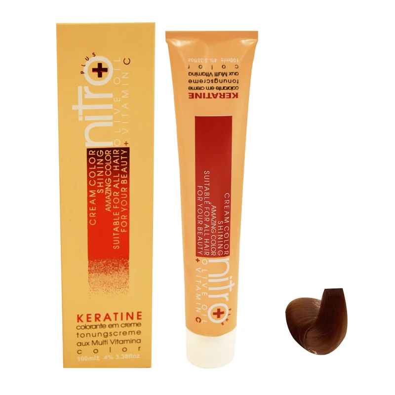 رنگ مو نیترو سری Keratine شماره 503 حجم 100 میلی لیتر رنگ قهوه ای گلبهی