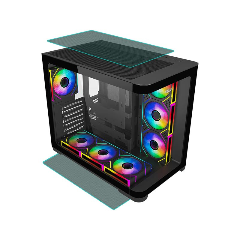 کیس کامپیوتر گیمینگ اوست مدل GT-AQ18-MB