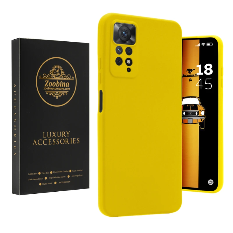 کاور زوبینا مدل سیلیکون مناسب برای گوشی موبایل شیائومی Redmi Note 12 Pro 4G / Note 11 Pro 4G / 5G 