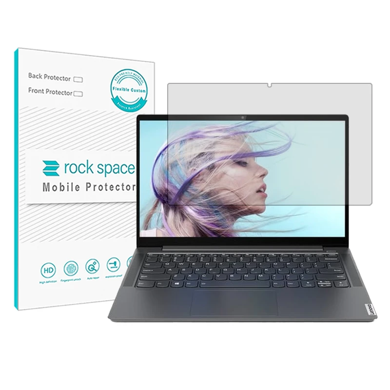 محافظ صفحه نمایش شفاف راک اسپیس مدل Resistant مناسب برای لپ تاپ لنوو yoga s740 15irh