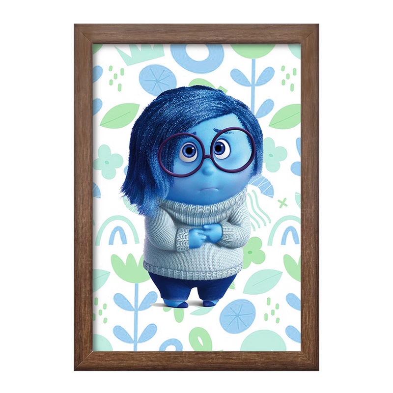 تابلو خندالو طرح شخصیت غمگین انیمیشن اینساید اوت Inside Out  کد 3557