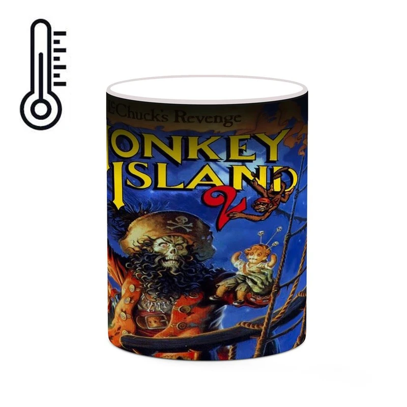 ماگ حرارتی کاکتی مدل بازی Monkey Island 2ː LeChuck's Revenge کد mgh29603