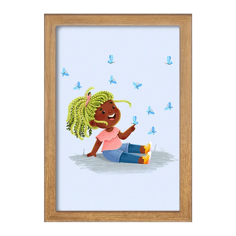 تابلو خندالو مدل دخترانه فانتزی کد 25754