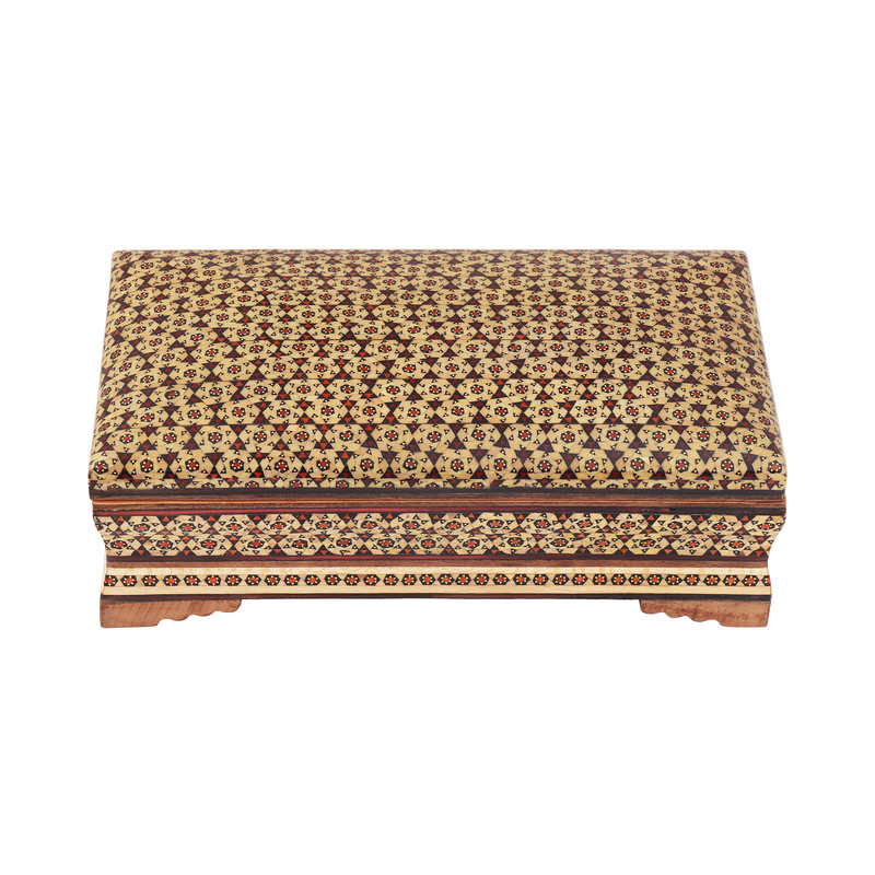 جعبه کارد و چنگال خاتم کاری چوبی کد 101