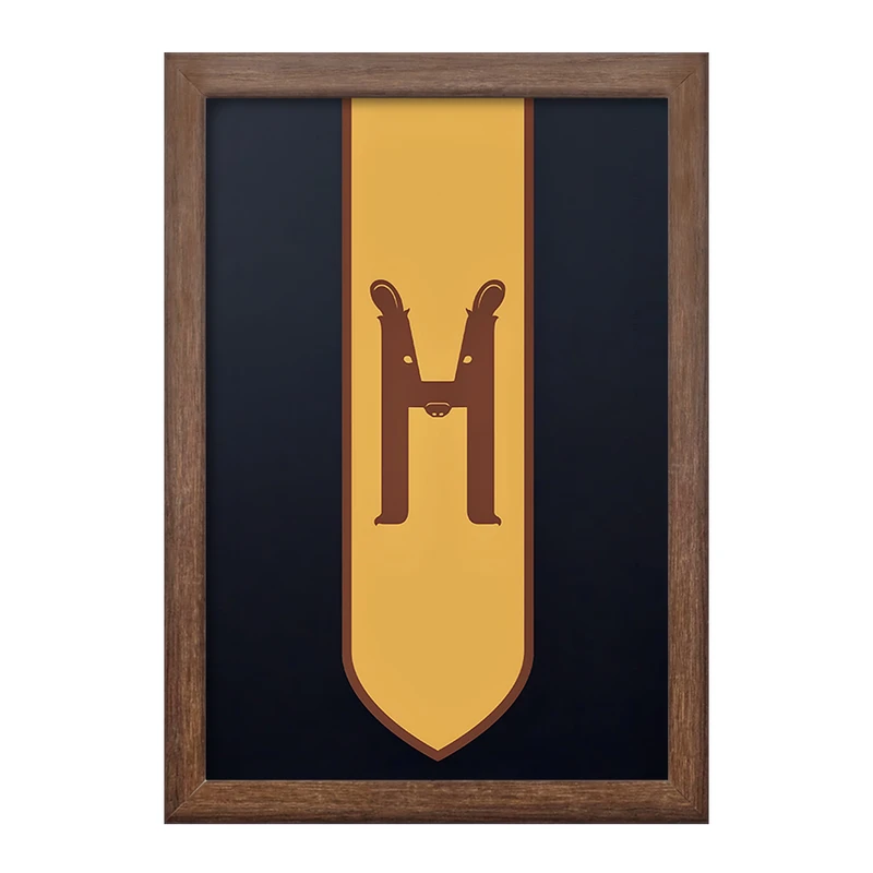 تابلو خندالو طرح هافلپاف هری پاتر کد F4439