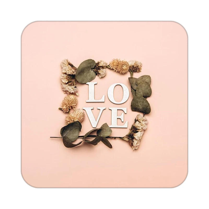 زیر لیوانی کاکتی طرح عاشقانه مدل mp36999