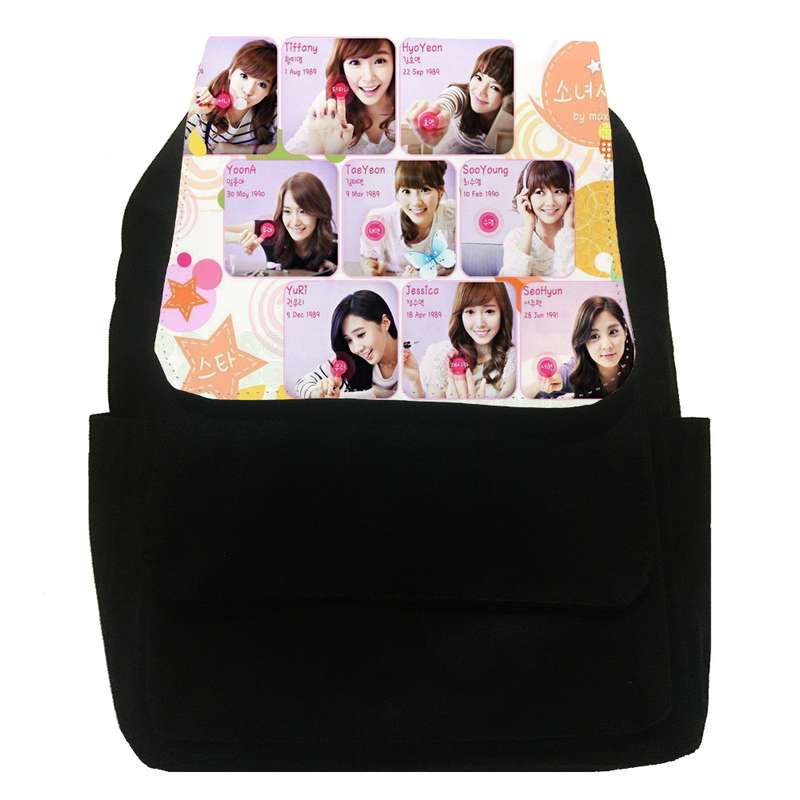 کوله پشتی طرح گروه girls generation کد pq7