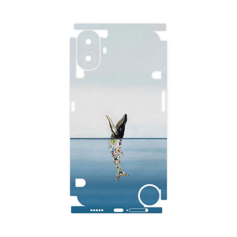 برچسب پوششی ماهوت مدل Collage of Sea Trash-FullSkin مناسب برای گوشی موبایل ناتینگ CMF Phone 1