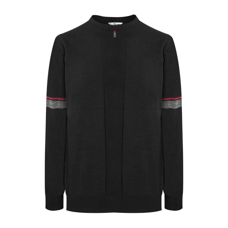 پلیور مردانه مدل یقه گرد رنگ مشکی