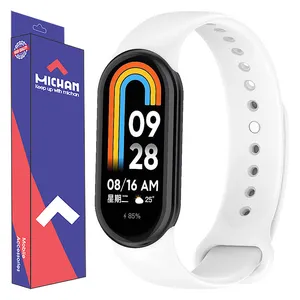 بند میچان مدل Silicone مناسب برای مچ بند هوشمند شیائومی 9/Mi Band 8