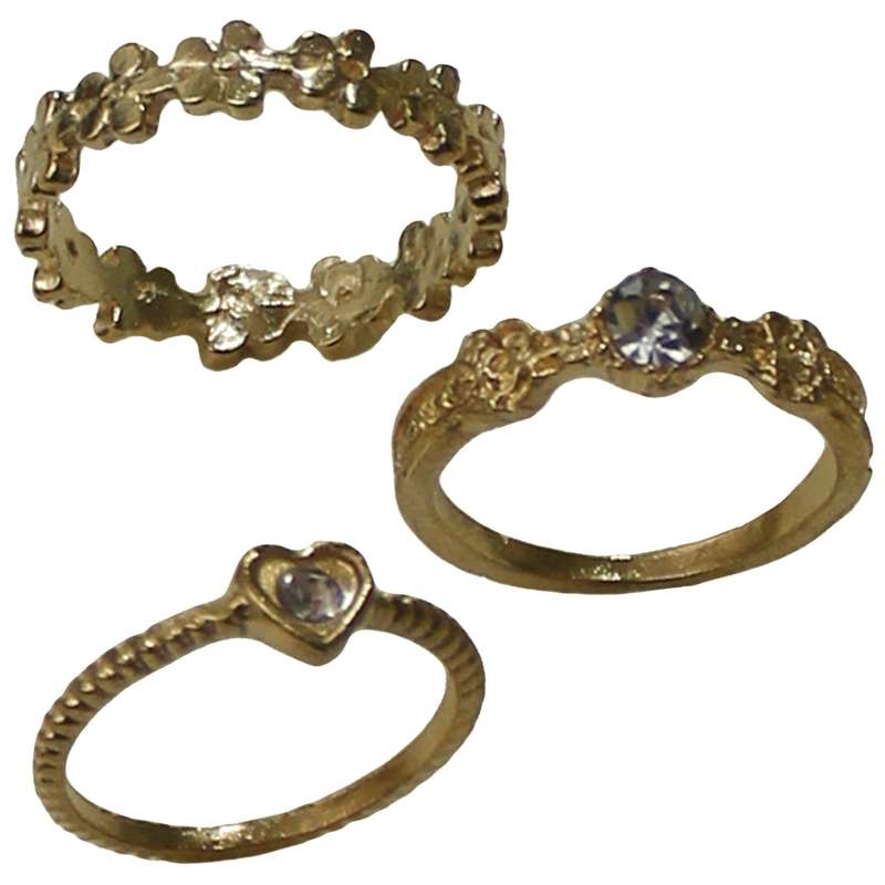 بند انگشتی زنانه کد RKH_1294 مجموعه 3 عددی