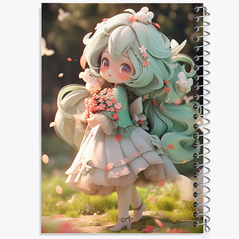 دفتر لیست خرید 50 برگ خندالو طرح دخترانه کد N5996