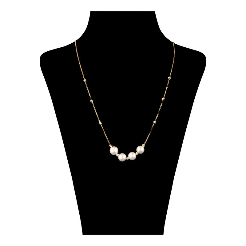 گردنبند طلا 18 عیار زنانه گلدم مدل PE-3070030