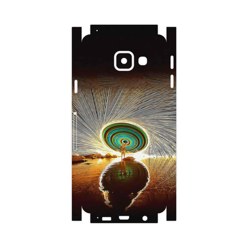 برچسب پوششی ماهوت مدل Night Light Fountain-FullSkin مناسب برای گوشی موبایل سامسونگ Galaxy A3 2016