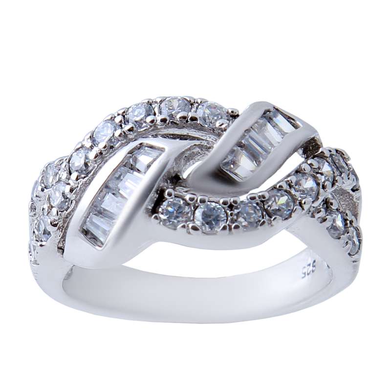    انگشتر نقره زنانه بازرگانی میلادی کد AWR_523