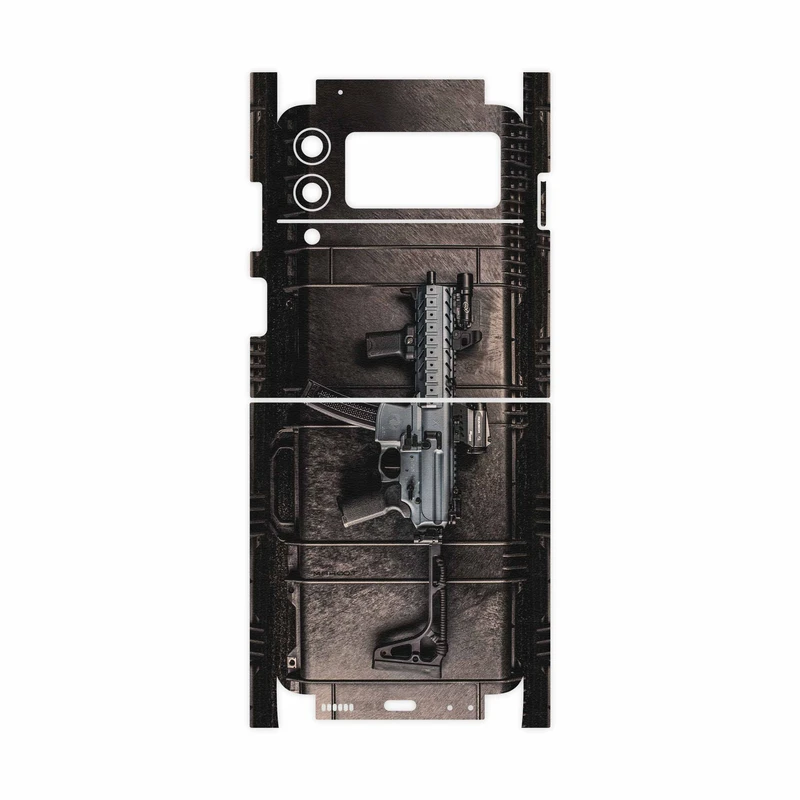 برچسب پوششی ماهوت مدل Gun-FullSkin مناسب برای گوشی موبایل سامسونگ Galaxy Z Flip3 5G