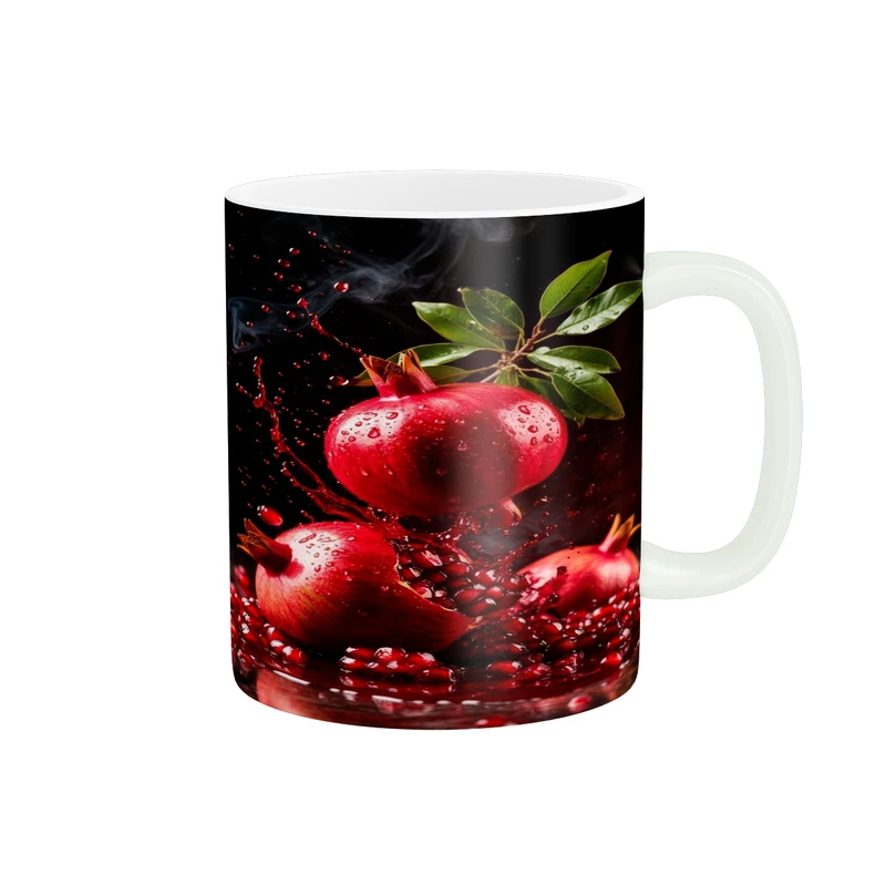 ماگ پاد آفرین مدل فانتزی طرح پاییزی شب یلدا شب چله انار کد p11670