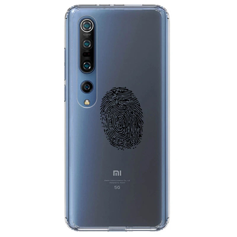 کاور مگافون طرح اثر انگشت مدل C62-B مناسب برای گوشی موبایل شیائومی Mi 10 5G / Mi 10 Pro 5G